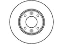 Disctech Brake Disc - Fits Kia, Nissan - ABD2830 - Front Axle