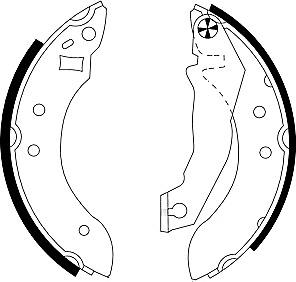 Mintex Brake Shoes fits -Ford MFR171 (also fits other vehicles)