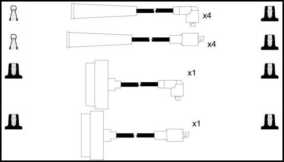 ElectroSpark Ignition Lead Set - OEK042