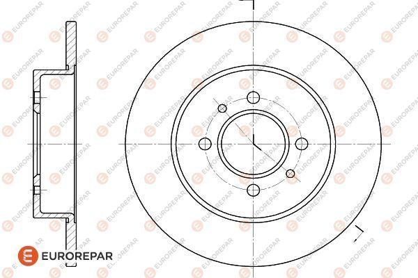 Eurorepar Brake Disc - 1618880680
