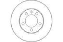 Disctech Brake Disc - Fits Nissan - ABD2323 - Front Axle