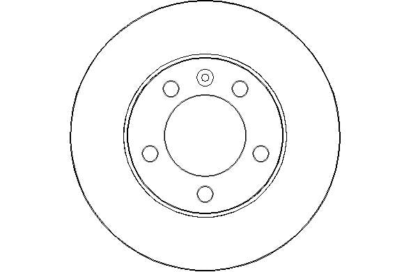 Disctech Brake Disc - Fits Nissan - ABD2323 - Front Axle
