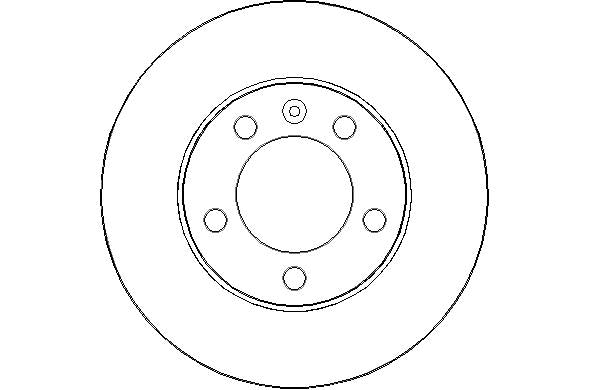 Disctech Brake Disc - Fits Nissan - ABD2323 - Front Axle