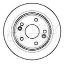 Key Parts Brake Disc Pair Part No -KBD4271