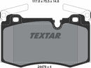 Textar Brake Pad Set - 2447801