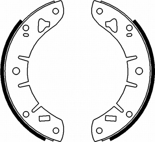 Mintex Brake Shoes fits -MG MLR47 (also fits other vehicles)