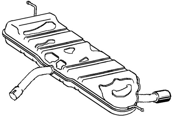Klarius SK110C - Box With Tail Pipe