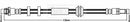 Borg & Beck Brake Hose Part No -BBH8401
