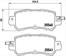 Brembo Brake Pad Set - P49047