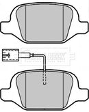 Borg & Beck Rear Brake Pad Set -BBP2312