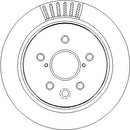 Disctech Brake Disc - Fits Bmw - ABD3843 - Rear Axle