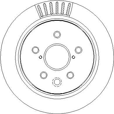 Disctech Brake Disc - Fits Bmw - ABD3843 - Rear Axle