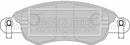 Borg & Beck Brake Pad Set - BBP1709