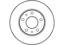 Disctech Brake Disc - Fits Iveco - ABD2737 - Rear Axle