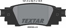 Textar Brake Pad Set - 2243401
