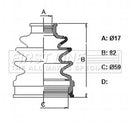 First Line Cv Joint Boot Kit Part No -FCB6343