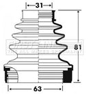 First Line Cv Joint Boot Kit Part No -FCB2889