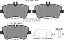 Mercedes-Benz, Brake Pad Set - Textar 2314401
