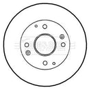 Borg & Beck Brake Disc Pair Part No -BBD4350