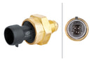 HELLA 6PP 009 409-521 Sensor, exhaust pressure - 3-pin connector - Screw Connection