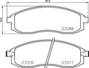 Mintex Brake Pad Set fits -Nissan MDB1749 (also fits other vehicles)