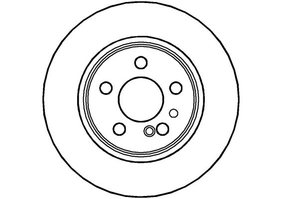 Disctech Brake Disc - Fits Bmw, Mercedes-benz - ABD3532 - Rear Axle