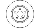 Disctech Brake Disc - Fits Bmw, Mercedes-benz - ABD3532 - Rear Axle