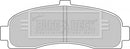Borg & Beck Brake Pad Set -BBP1541