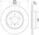 Mintex Brake Discs fits -BMW V320:5 MDC1796 (also fits other vehicles)