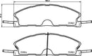 Mintex Brake Pad Set fits - MDB3857 (also fits other vehicles)