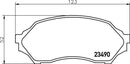 Mintex Brake Pad Set fits -Mazda MDB1946 (also fits other vehicles)