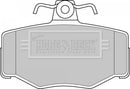 Borg & Beck Brake Pad Set - BBP1673