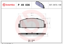 Brembo Brake Pad Set - P49036