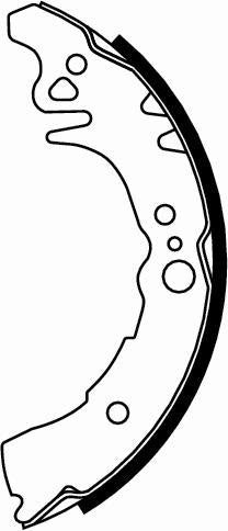 Mintex Brake Shoes fits -Daihatsu MFR540 (also fits other vehicles)