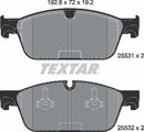 Textar Brake Pad Set - 2553101