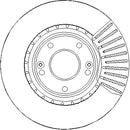 Disctech Brake Disc - Fits Hyundai, Nissan - ABD3284 - Front Axle