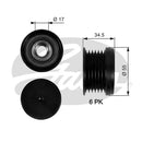 Gates DriveAlign Overrunning Alternator Pulley - OAP7090