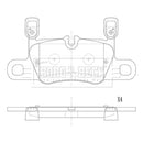 Borg & Beck Brake Pads - BBP2895