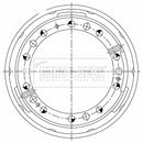 Borg & Beck Brake Drum - BBR32520