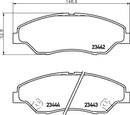 Mintex Brake Pad Set fits -Kia MDB2094 (also fits other vehicles)