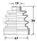 First Line Cv Joint Boot Kit Part No -FCB6309