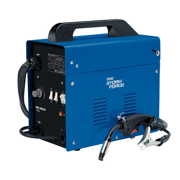 Draper Storm Force Gasless MIG Welder, 150A