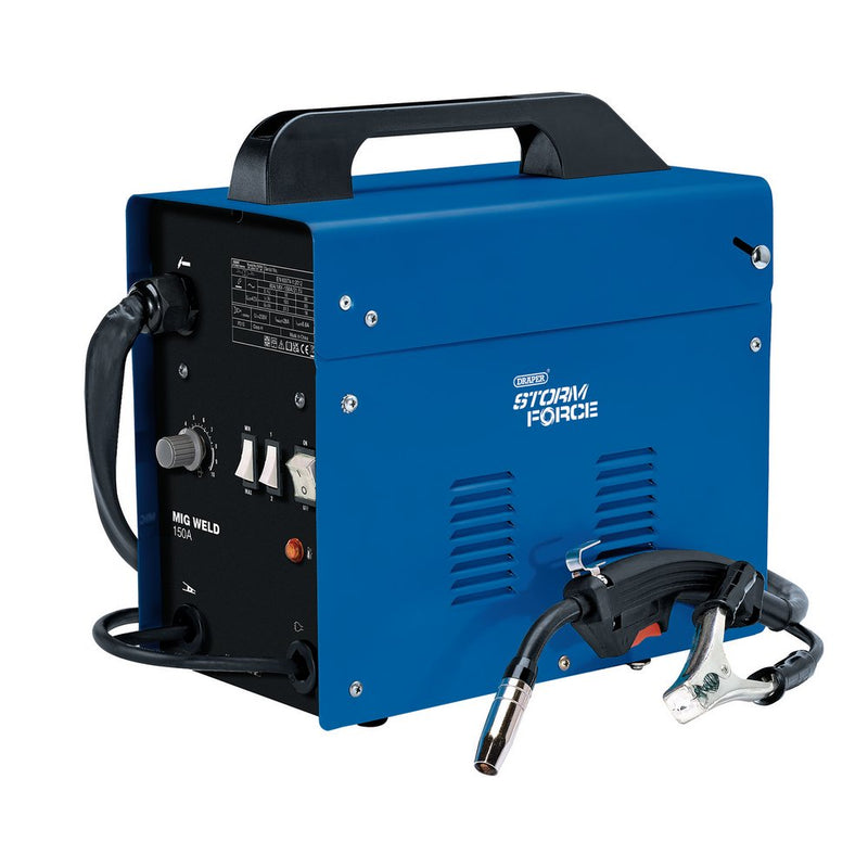 Draper Storm Force Gasless MIG Welder, 150A