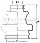 First Line Cv Joint Boot Kit Part No -FCB6092