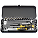 Elora 1/4"SQ Drive Socket Set mm - 25931