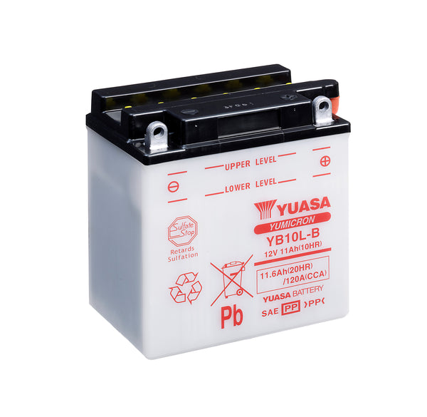 YB10L-B (CP) 12V Yuasa Yumicron Motorcycle Battery