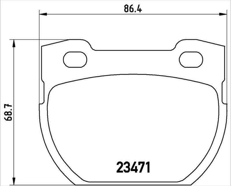 Brembo Brake Pad Set - P44006