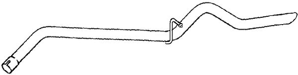 Klarius MZ515L - Tail Pipe