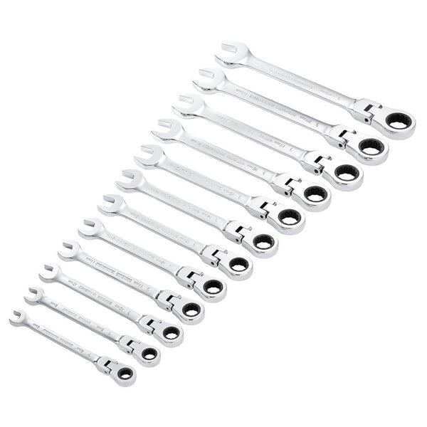 Draper 12Pc Flex Head Ratch Spann Set - 27733