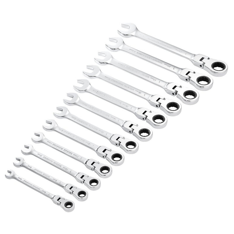 Draper 12Pc Flex Head Ratch Spann Set - 27733